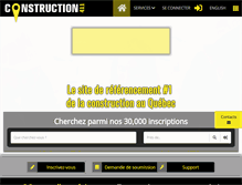 Tablet Screenshot of construction411.com